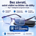 1+1 ZDARMA DNES! Jediné chytré samonastavitelné brýle Ray™ (Jasné vidění nablízko, na střední vzdálenost i do dálky v jedněch brýlích) l Ochrana proti modrému světlu a UV záření + Kožené pouzdro ZDARMA l 30denní záruka na vyzkoušení