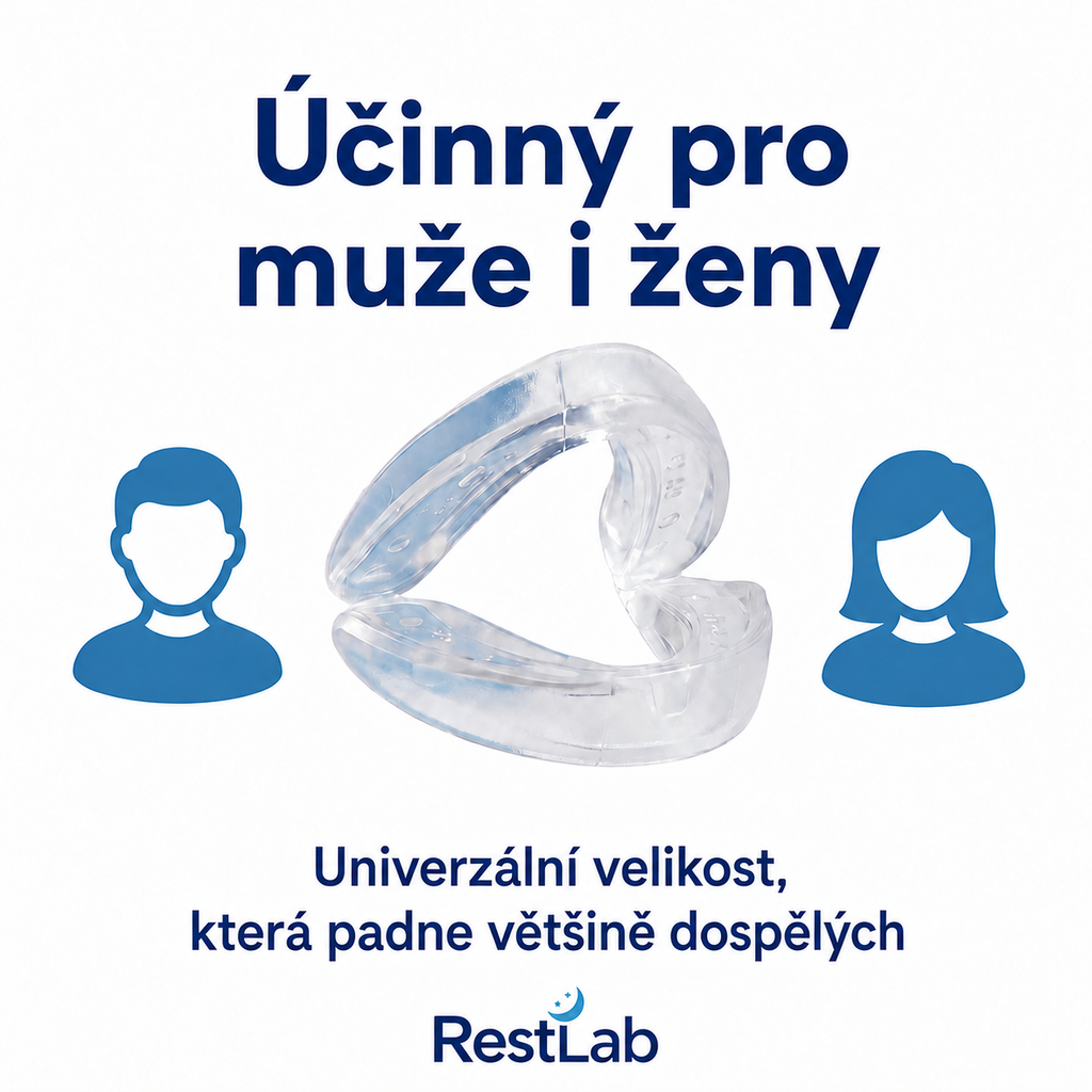 Zbavte se chrápání už od první noci – RestLab (+ hygienické ochranné pouzdro ZDARMA)